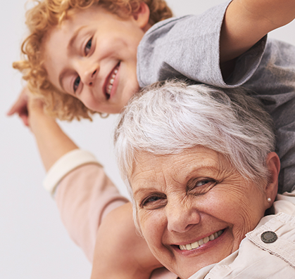Grand-mère petit fils